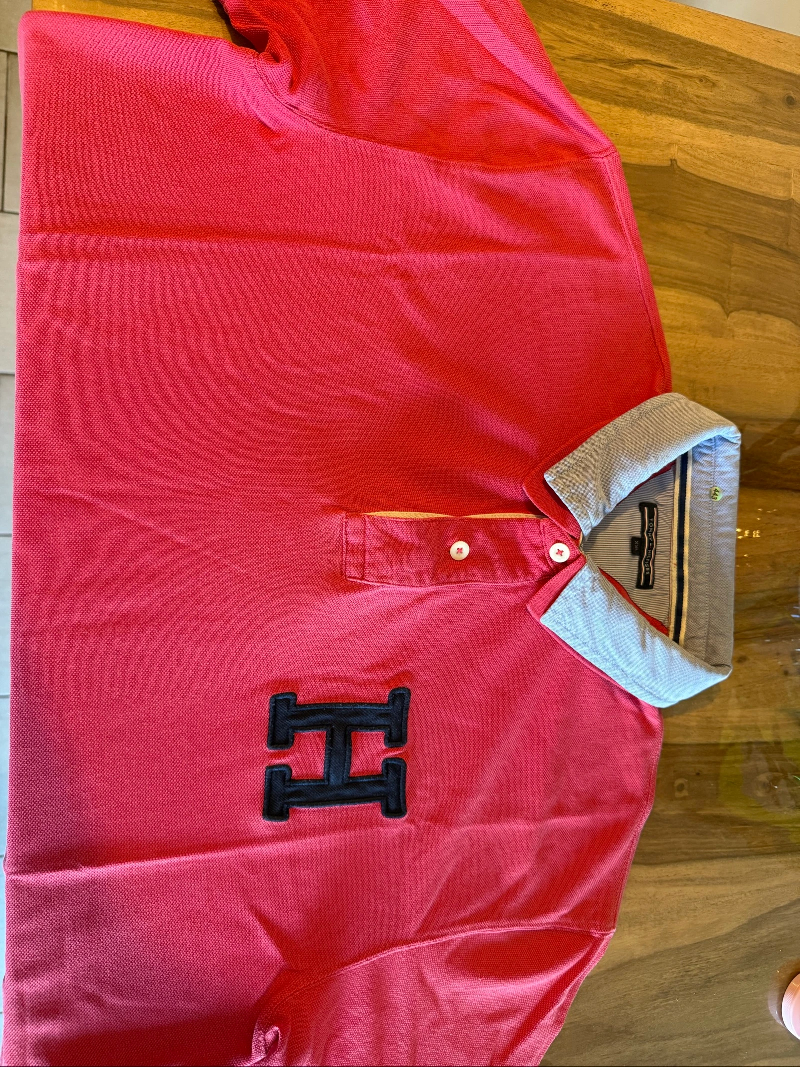 Men's Tommy Hilfiger XXL embroidered college style polo – Perfect condition – photo 4